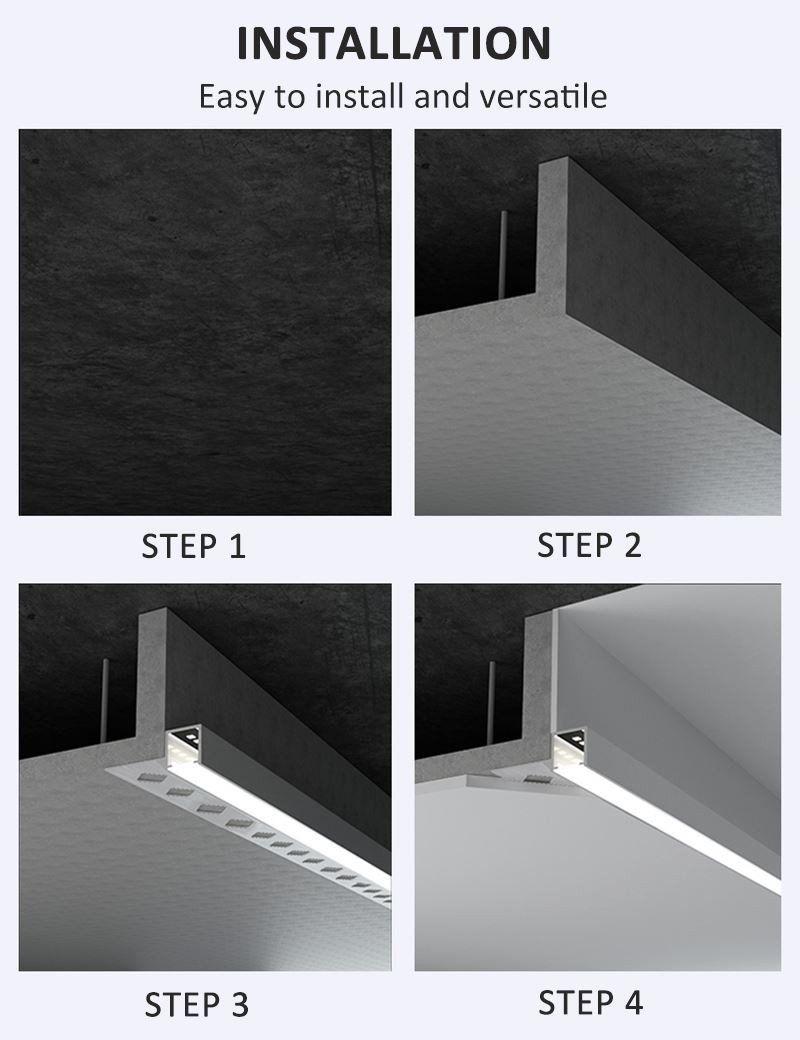 4. aluminum profile led strip light
