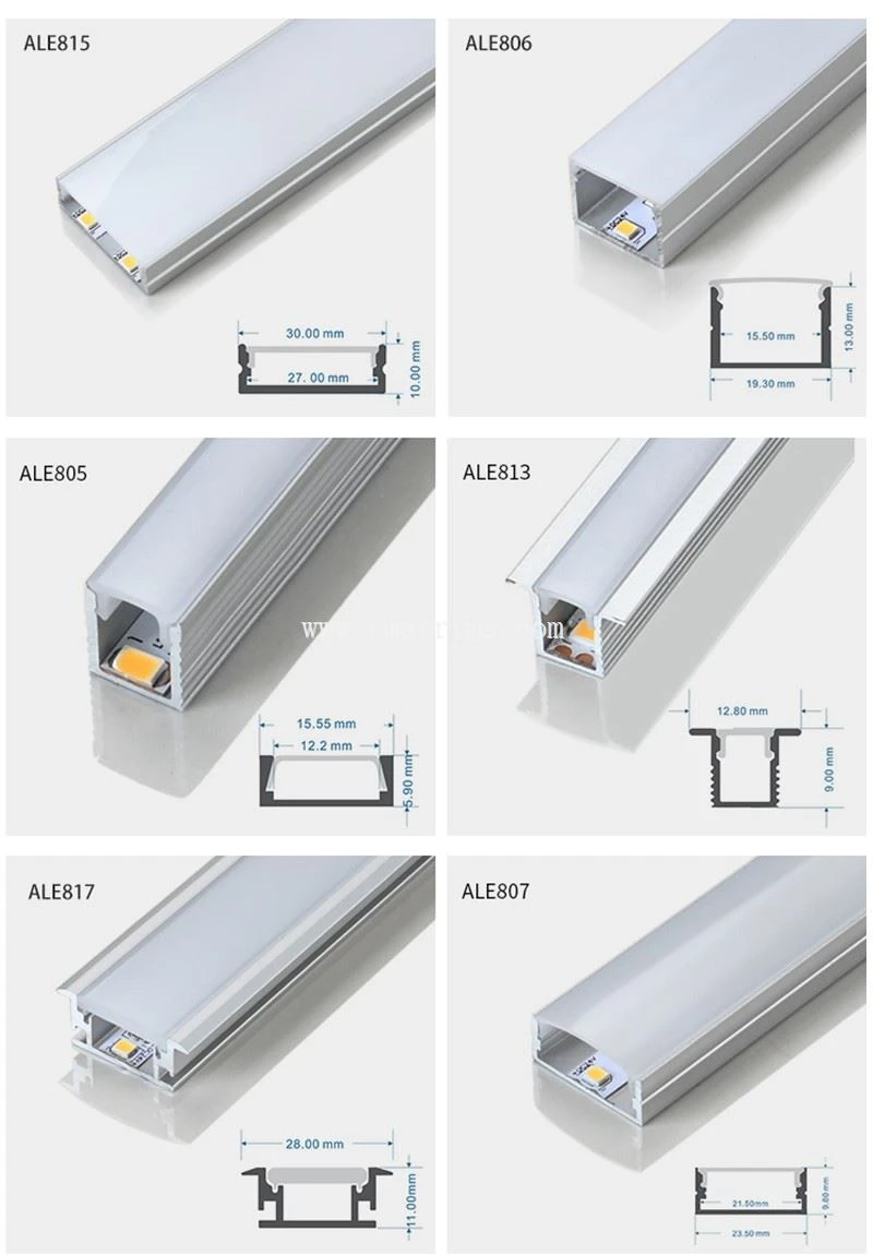2. aluminum channel for led strips