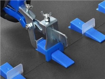 Cuneo livellatore per piastrelle blu personalizzato